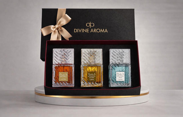 Box Perfumes Khamrah, Khamrah Qahwa, Khamrah Waha