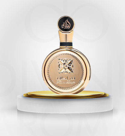 Fhakar Gold Lattafa 100ml Eau de parfum (unissex).