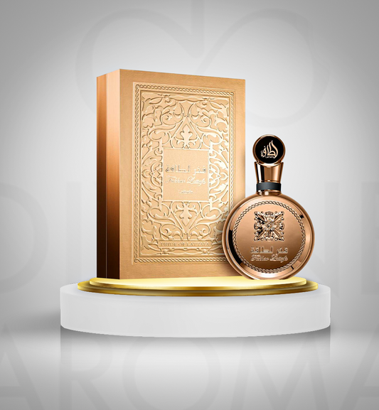 Fhakar Gold Lattafa 100ml Eau de parfum (unissex).