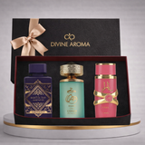 Box Perfumes Amethyst,Yara candy & Pistachio